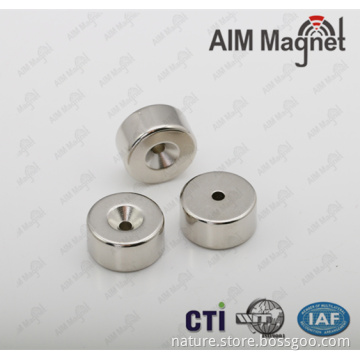 neodymium countersink m4 hole magnets